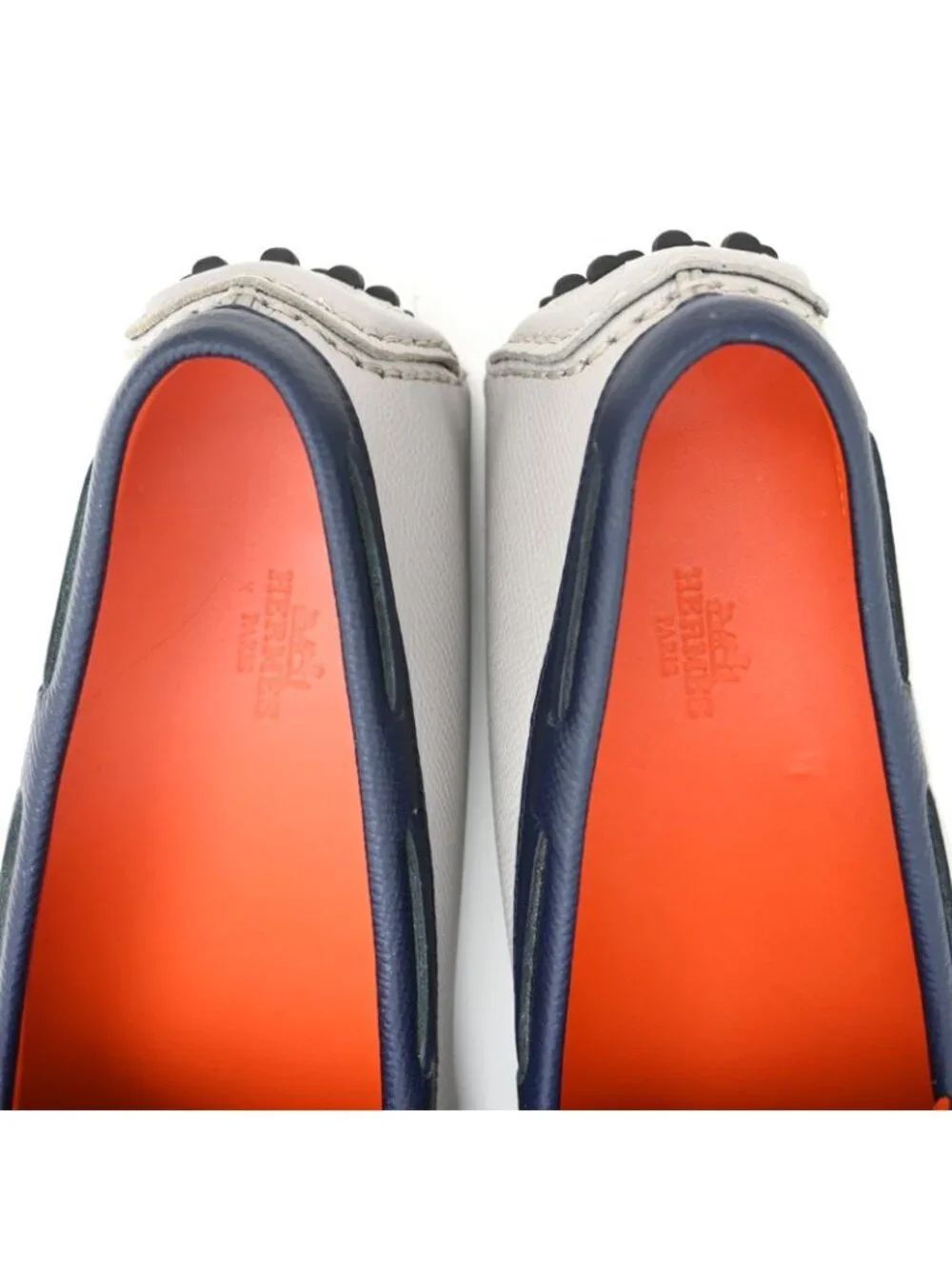 Hermes Loafers Navy